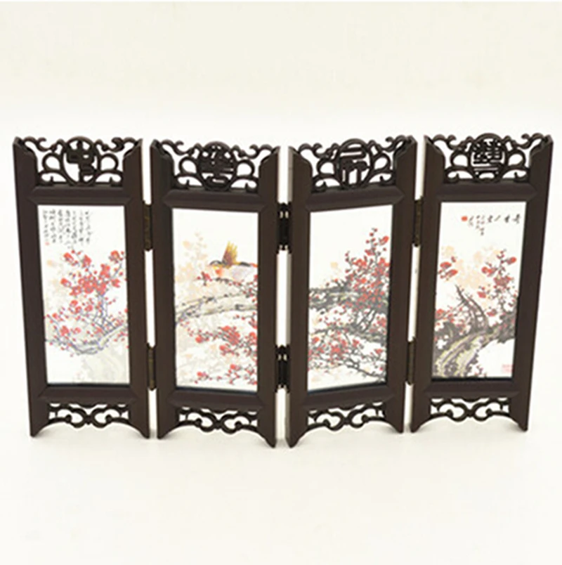 Multi-pattern Antique Small Screen Chinese Style Mask  Ornaments Features Crafts Tourism Souvenirs Gift  Home Decoration
