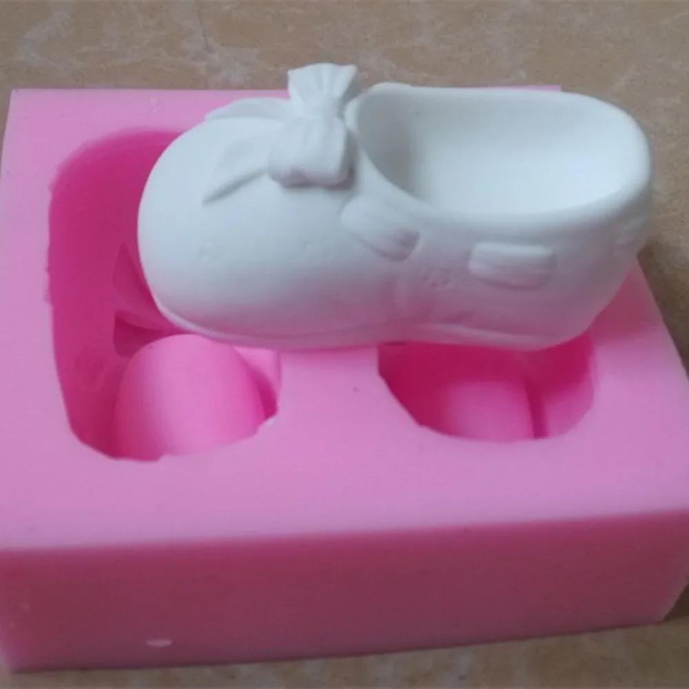 3D Shoe DIY Silicone Soap Mold Scented Wax Melt Candle Molds Chocolate Sugar Cake Mold Decorated Epoxy Gypsum Craft Mould