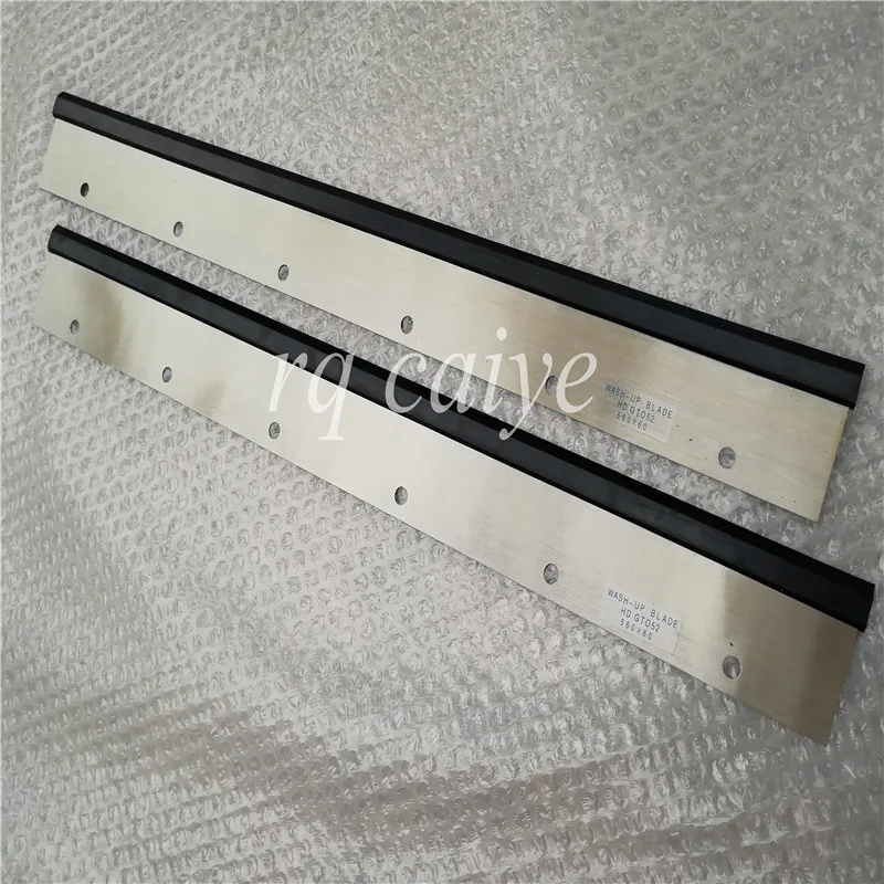 10pieces offset Printing Machine parts GTO52 Wash Up Blade 69.010.180 69.010.180F 560x60x0.5mm