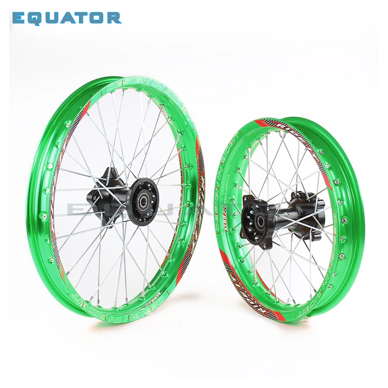 

Motorcycle 12 14 wheel 12mm 15mm Front 1.40x14" inch Rear 1.85x12" inch aluminium Alloy Wheel Rim For 160cc 150CC Dirt Pit bike