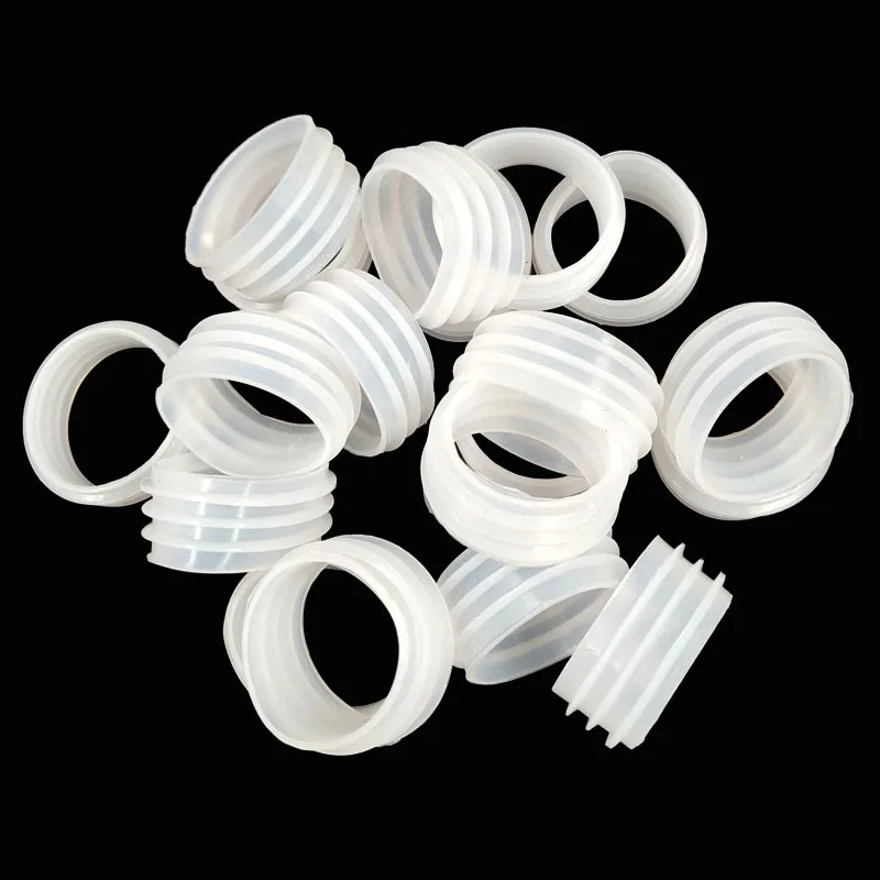 3pcs/5pcs White Rubber Hookah Seal Grommet For Glass Shisha Water Pipe Sheesha Chicha Narguile Glass Base Bottle Accessories view 5