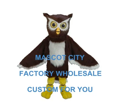 

Hot Sale Owl Mascot Costume Adult Size Cartoon Character Carnival Party Cosply Mascotte Mascota Fit Suit Kit Free Ship SW1052