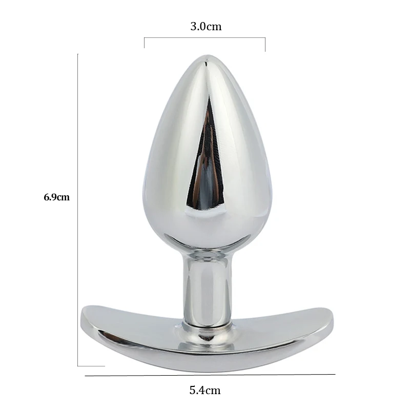 Sex Shop Metal Crystal Anal Plug Stimulator Stainless Steel Jewelry Beads Anal Butt Plug Dildo Sex Toys Products For Woman Men