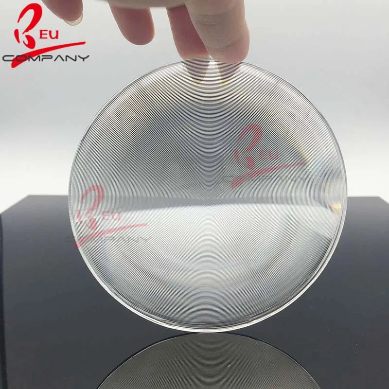 Large Round Diameter 230/240 mm FL 100/120/140/185/230/240/260/290mm PMMA Fresnel Lens for Solar