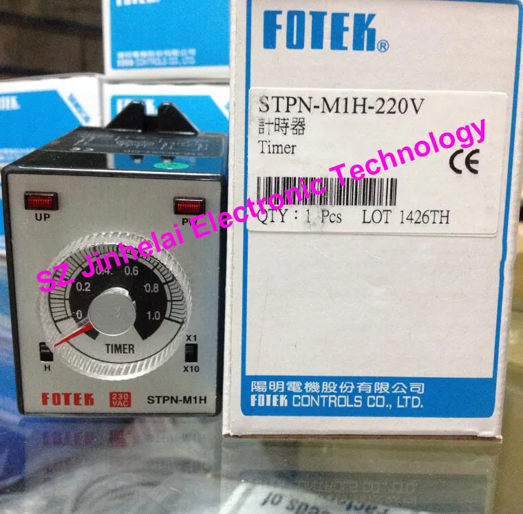 

Authentic original STPN-M1H-220V FOTEK Time relay Universal timer