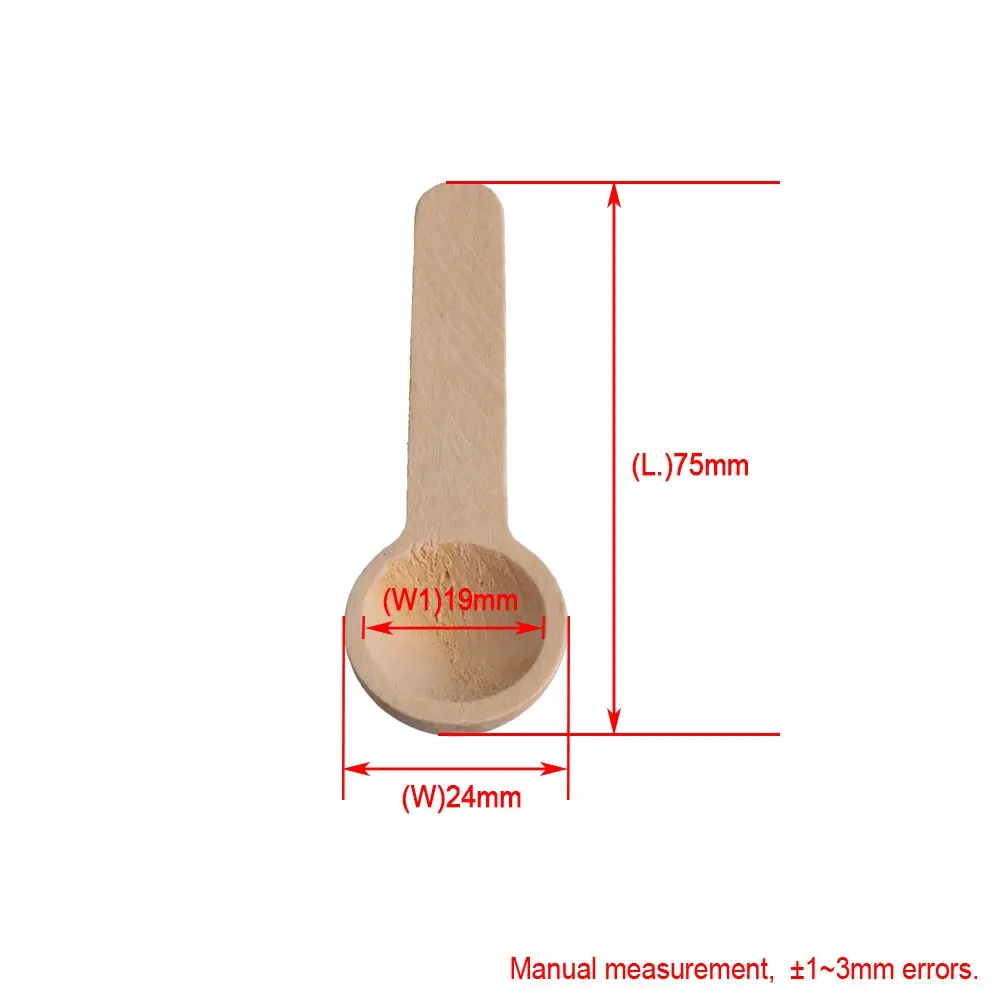 50/100/200/500/1000Pcs Mini Nature Wooden Home Kitchen Cooking Spoons Tool Scooper Salt Seasoning Honey Coffee Spoons