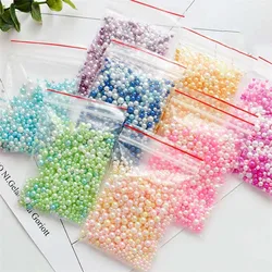 500-600pcs Mix Fish bowl Beads Slime Supplies DIY Glitter Pearls Slime Filler Fluffy Decoration Color Gradient Slime Accessories