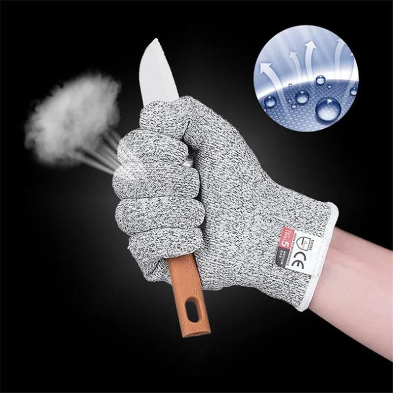 Cut Resistant Gloves Level 5 Protection Touchscreen Gloves Food Grade Safety Kitchen Gloves For Slicing Cooking Chef Knife Fish