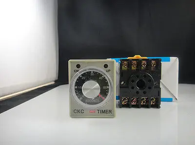 

DC 24V Delay Timer Time Relay 0~30 Second AH3-3 & Base