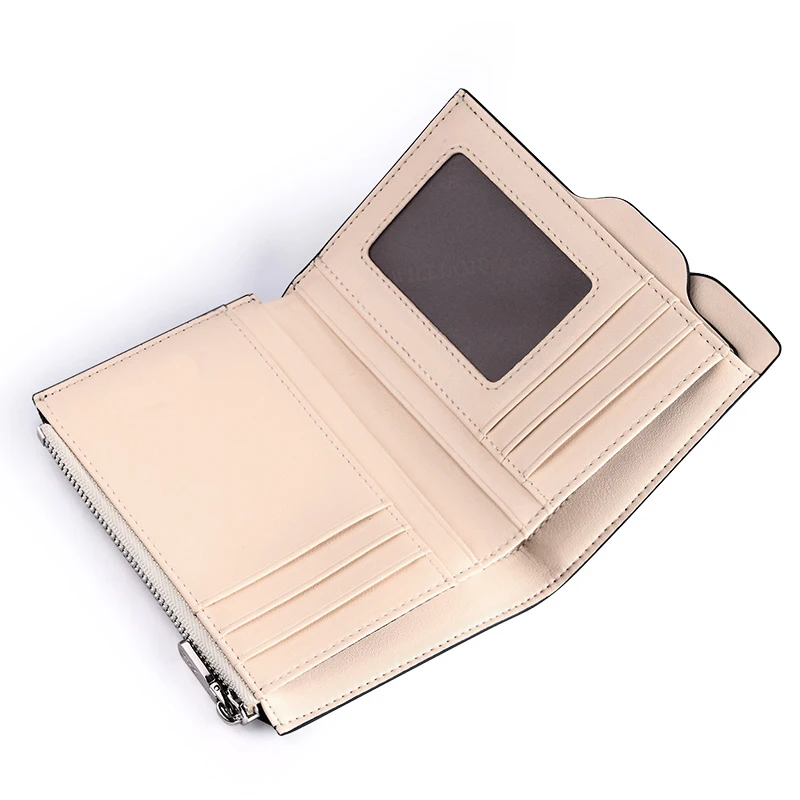 WILLIAMPOLO Canvas Men Wallet Cash Holder Removable Card Case For Driving License Coin Purse with Gift Box Man Wallet #181370
