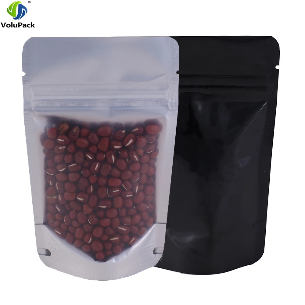 Heat Sealable Heavy-Duty Aluminum Mylar Organizer Bags,Stand Up Coffee Bean Pouches,Eco Mylar Zip Lock Bags,Food Storage Package