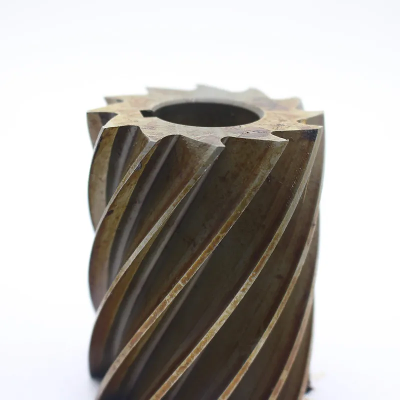 Fresa Cilíndrica de Aço de Alta Velocidade tipo Cortador de Dente Reto 40 50 63 80 100 mm Peça