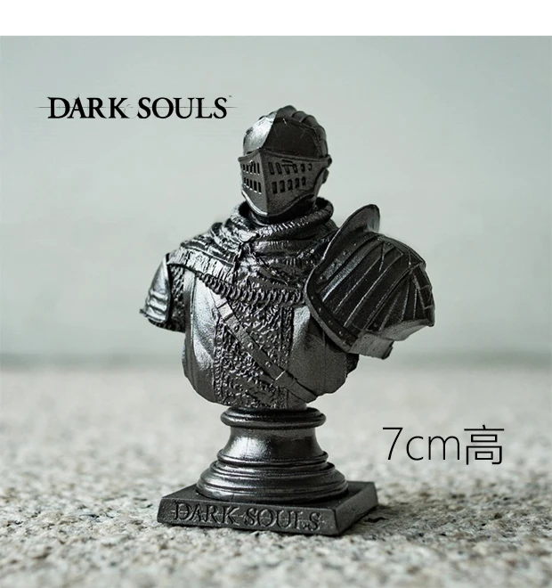 Hot Game Dark Souls Remastered half-length statue bust Knight of Astora Oscar Figure Figurine Toys