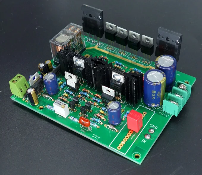 

Refer to the Swiss Imitate DARTZEEL 150W*2 hifi amplifier board No feedback power amplifier board