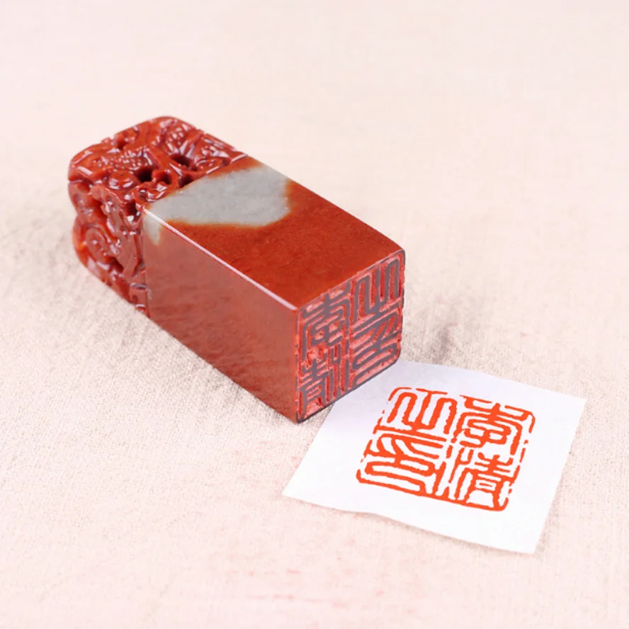 Chinese Seal Stamp Name stamp for signet Logo/picture seal signature stamp DIY Scrapbook Decoration