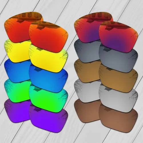 Lentes de repuesto mejoradas polarizadas E.O.S para gafas de sol Oakley Sliver XL OO9341, opción múltiple