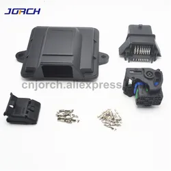 1 kit set 32pin way ECU automotive plastic enclosure box case motor car ECU controller with auto molex connectors