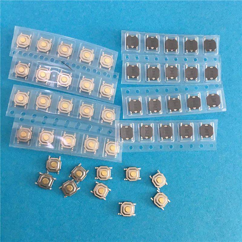 50PCS YT2006Y 4*4*1.5mm Light Touch Switch SMD Waterproof ON/OFF Touch Button Micro Switch Keys Button 4pin High Quality On Sale