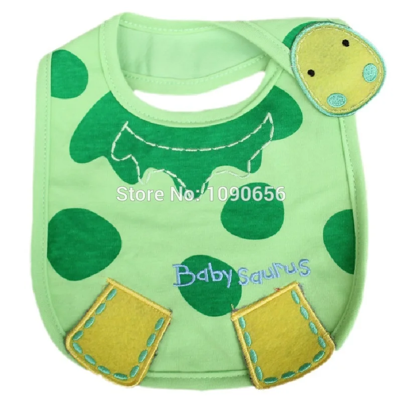 Embroidery Baby Burp Cloths Bibs Boys Towels Girls Pinafore 0-3years Newborn Feeding Bib Waterproof babet Scarf Cotton