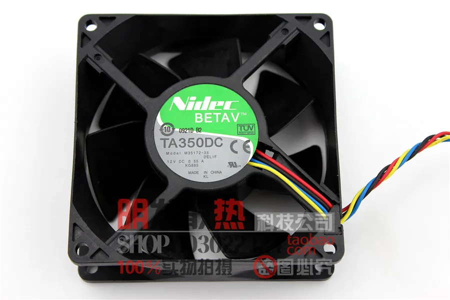 Original 9032 12V 0.55A desktop cooling fan TA350DC M35172-35