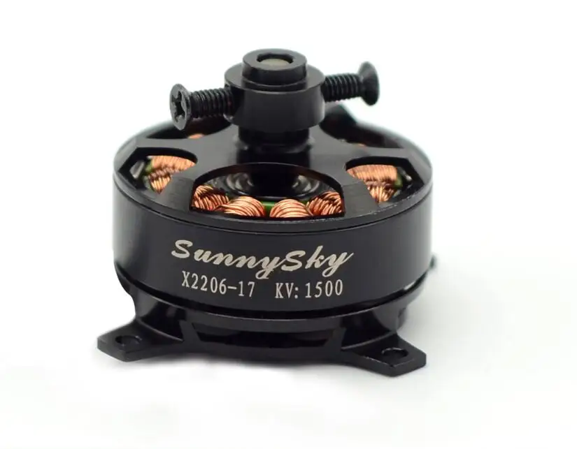 1 Pc Sunnysky X2206 1500KV 1900KV Outrunner Borstelloze Motor 2206 Voor Rc Quadcopter Multicopter