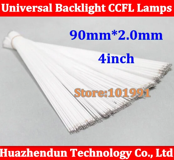 

10pcs Free shipping Supper Light CCFL 90 mm * 2.0mm 4'' LCD Backlight Lamp tube 90mm 4inch