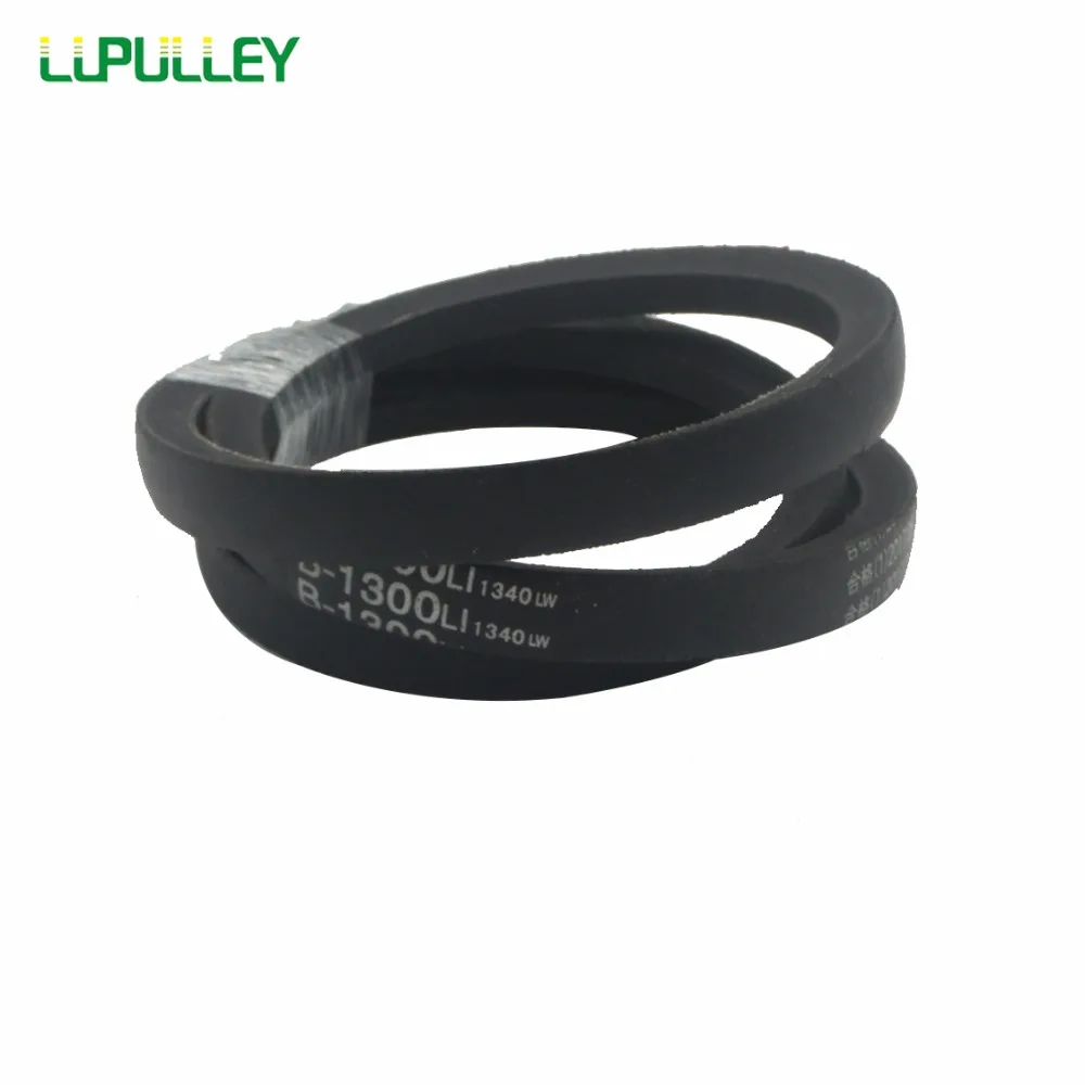 

LUPULLEY V-Belt B Machine Transmission Belt B1100/1150/1200/1250/1300/1350/1400/1450/1500/1550 Girth Black Rubber Drive Belts