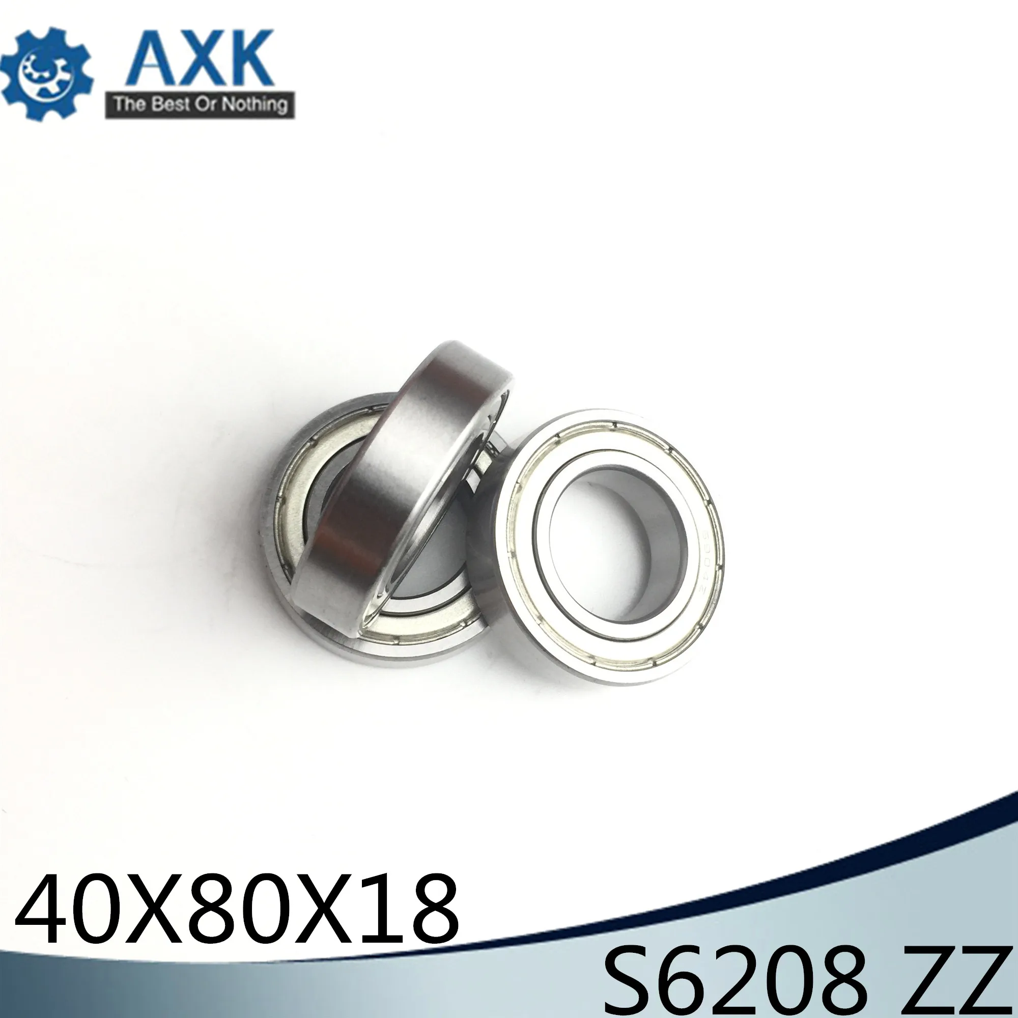 

S6208ZZ Bearing 40*80*18 mm ( 1PC ) ABEC-1 S6208 Z ZZ S 6208 440C Stainless Steel S6208Z Ball Bearings