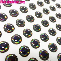 4D NEW high simulation fish eyes lifelike 3D fishing lure eyes more color 500pcs/lot HIGH-QUALITY