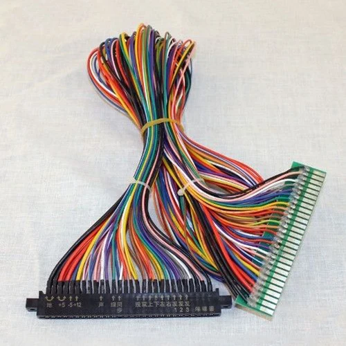 Imagen 2 del producto Arnés JAMMA completo de 56 pines, extensor de telar de cableado para juego de arcade veideo, caja pandora y tablero de juego PCB 60 en 1