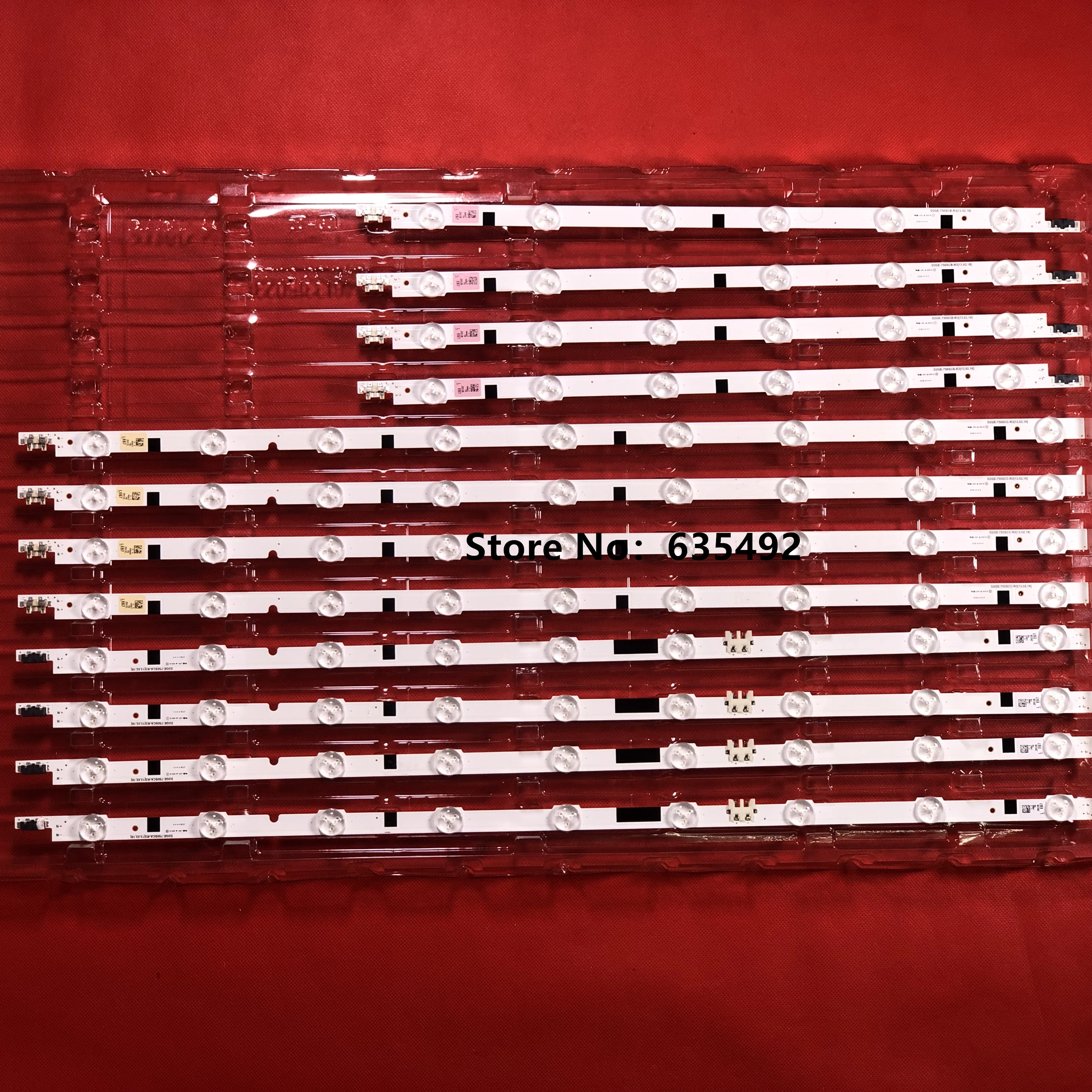 LED 스트립 (L9A + M6B + R9C) 삼성 75 "TV 2013SVS75F UN75F6400AFXZC UN75F6400AFXZP UN75F6400AFXZX UN75F6400AGXPE BN96-26413