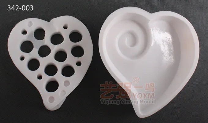 342-003 new heart-shaped mousse cake chiffon cake mold silicone mold baking fondant