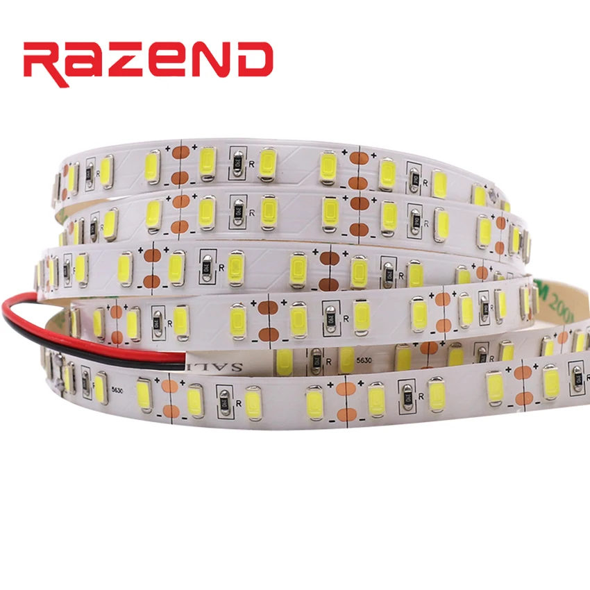 

SMD 5630 Led Strip Light 5m 60Led/m 12V Non Waterproof Led Tape Natural Neutral Pure Warm White Ultra Bright