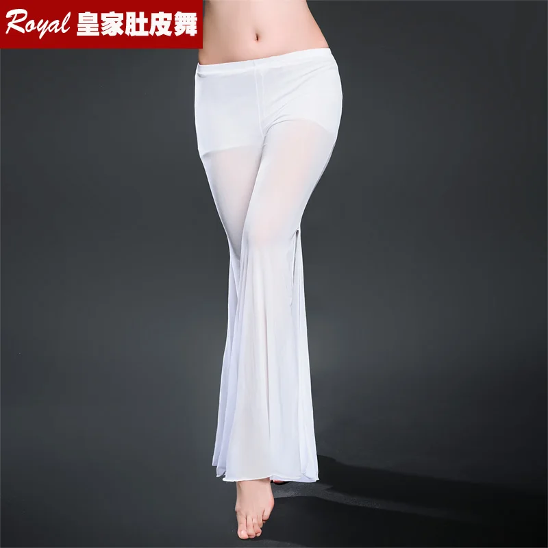 Practice clothes bellydancing pants belly dance costume gauze leggings 7 colors -9011 Bilateral open mesh pants dance clothes