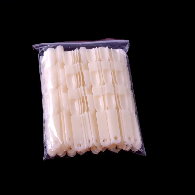 50pcs/set 150 Tips 3 Knots Nail Art Display Swatch Fan-Shaped Chart UV Gel Nail Polish Practice Color Card Palette Tool