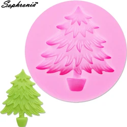 Christmas Tree Silicone Baking Form 3d Molds For Cake Lollipop Ice Cube Jelly Biscuit Bachelorette Party For Oven Confectionery