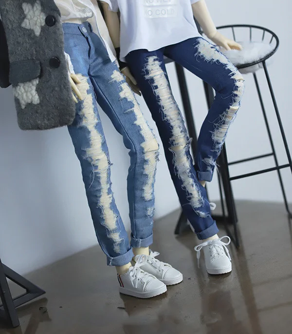 

1/4 1/3 scale BJD Shredded jeans clothing accessories for BJD/SD SSDF doll,Not included doll,shoes,wig,and accessories 18D2745