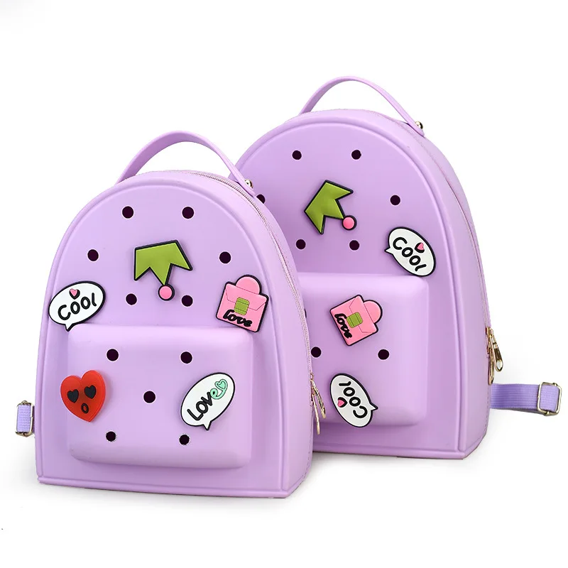 2024 Sweet Baby Girls School Bags Candy Color Cartoon Children Backpacks Kids Satchel Kindergarten Bags Mochila Escolar Infantil