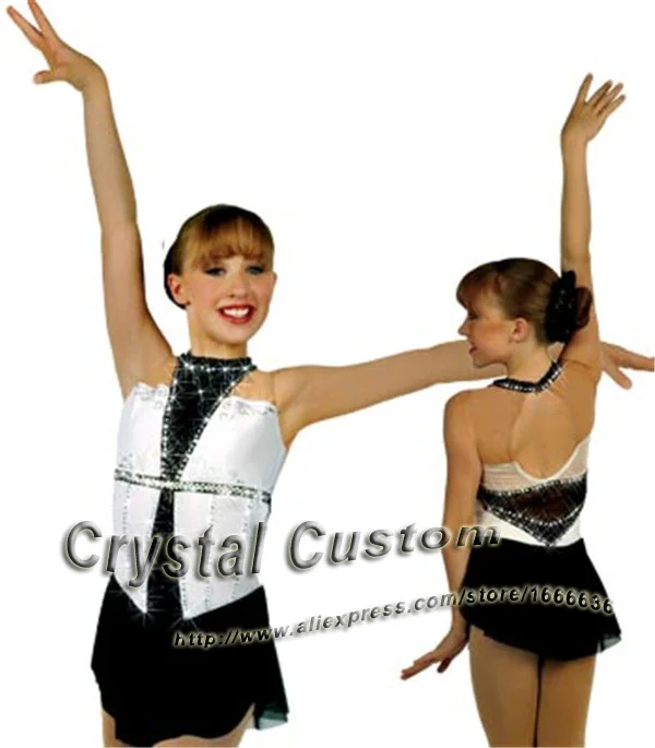 

Professional Customized Ice Skating Dresses For Girls With Spandex Graceful New Brand Ice Skating Competition Dress DR2623