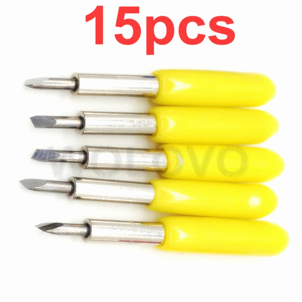 

15 шт., 30 градусов для режущего плоттера Roland Cricut, лезвия для винилового резака