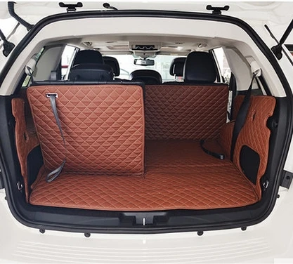 Good mats! Special trunk mats for Dodge Journey 7seats 2017-2011 durable boot carpets cargo liner for Journey 2015,Free shipping