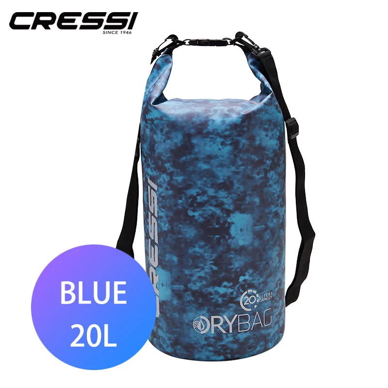 Cressi HUNTER Diving Dry Bags Diving Equipment Bag  Big Volume Waterproof Bag for Snorkeling Dive 10L 20L Easy Carry