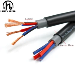 Hifi Speaker cable S16-4 four-core horn cable Pre-surround and mid-surround audio Pre-wired through the wall speaker amp cable