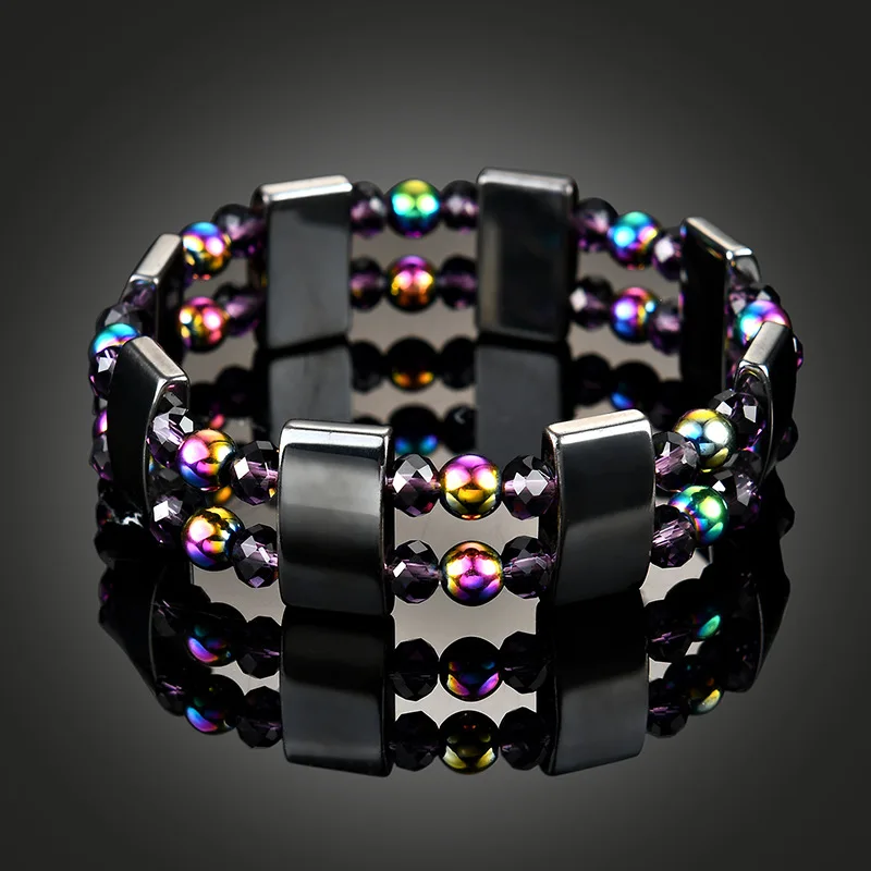 2024 New Trend  Healthy Energy Weight Loss Magnetic Therapy Hematite Tiger Eye String Bracelet Female Armbandjes Dames