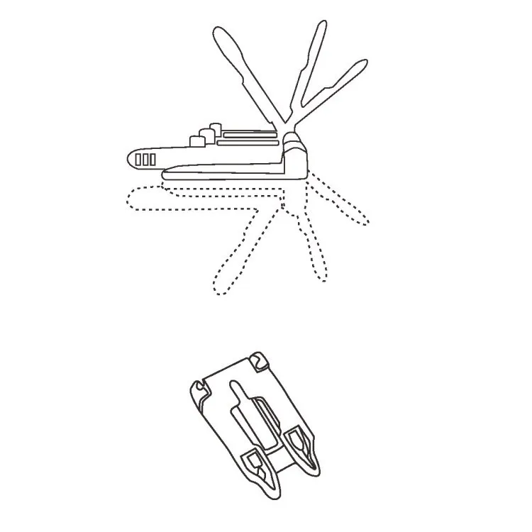 1pcs Carabiner Clip Buckles Outdoor Survival EDC Multi Tool Molle Strap Backpack Bag Webbing Connecting Buckle Clip Camping Gear