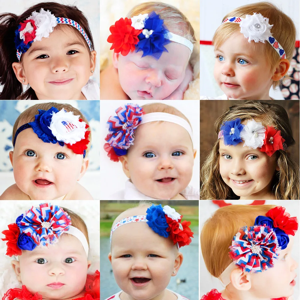 

Baby Girl Rhinestone Flower Supreme Headband Bebe Infantil Fashion Headbands Girls Kids Hair Band Accessories Photography Props