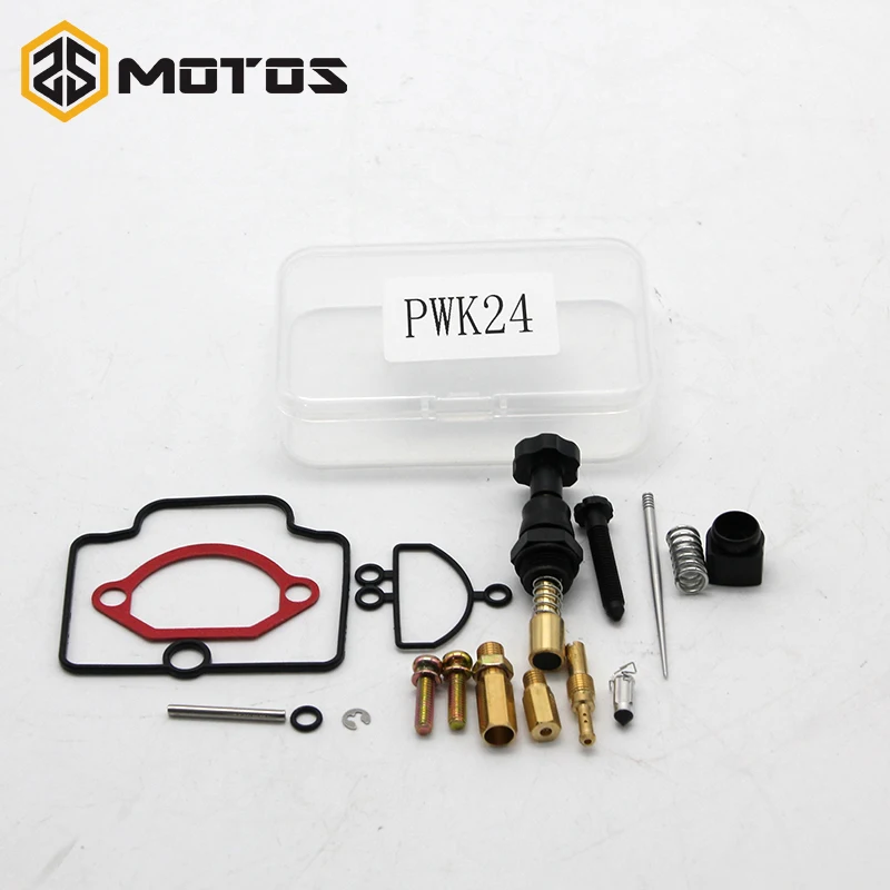 ZS MOTOS Motorcycle Parts 24 26 28 30 32 34 mm PWK KEIHIN Motorcycle Carburetor Universal Repair Kit Spare Jets one set One Pack