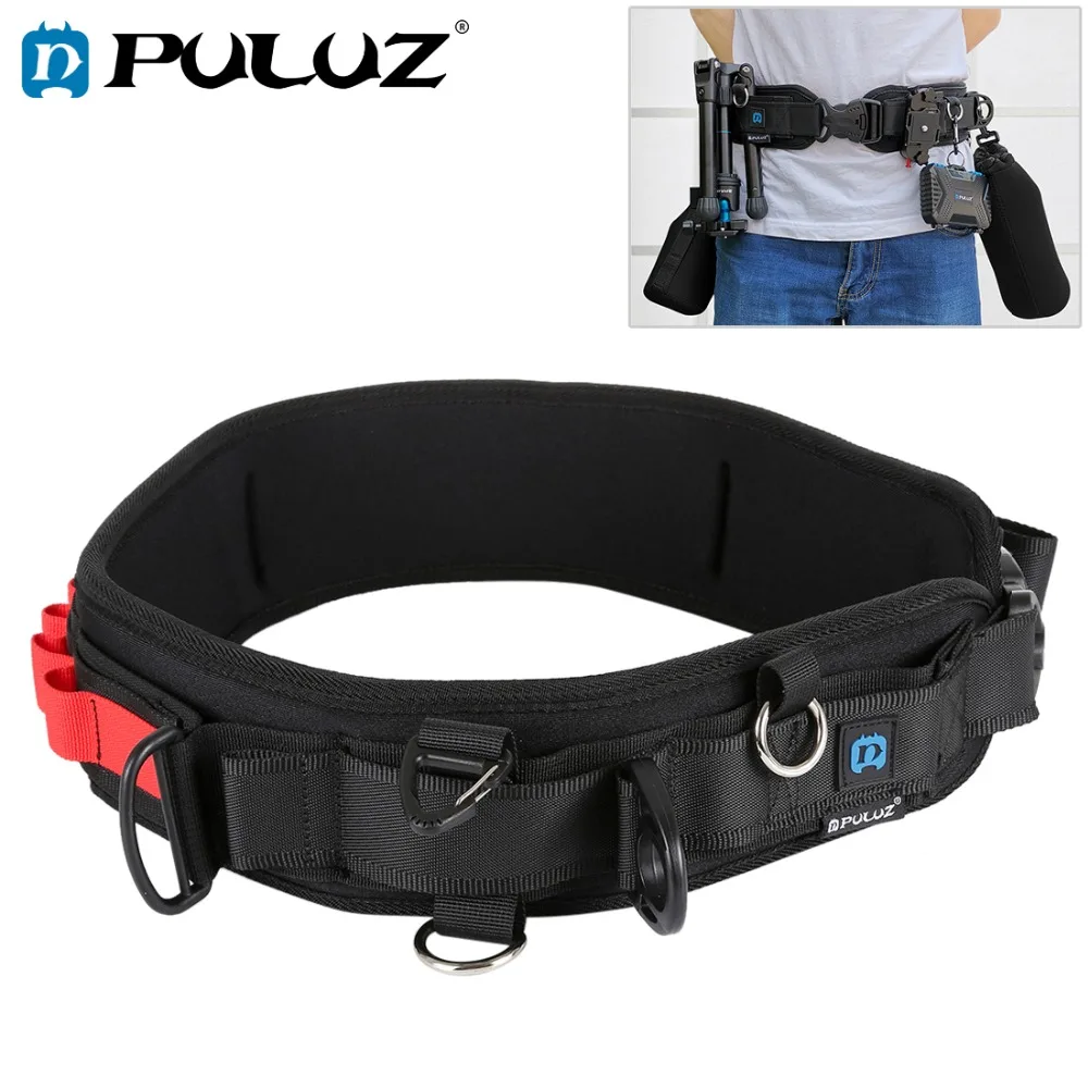 PULUZ Camera Strap Multi-function Photography Belt Backpack Belt Climbing Riding Travel Lens Bag Buckle For SLR Cameras