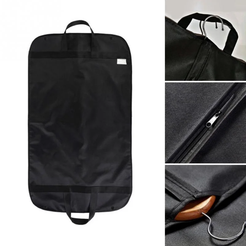 Professional Garment Bag Cover Suit Dress Storage Non-woven Breathable Dust Cover Protector Travel Carrier cloth dust cover