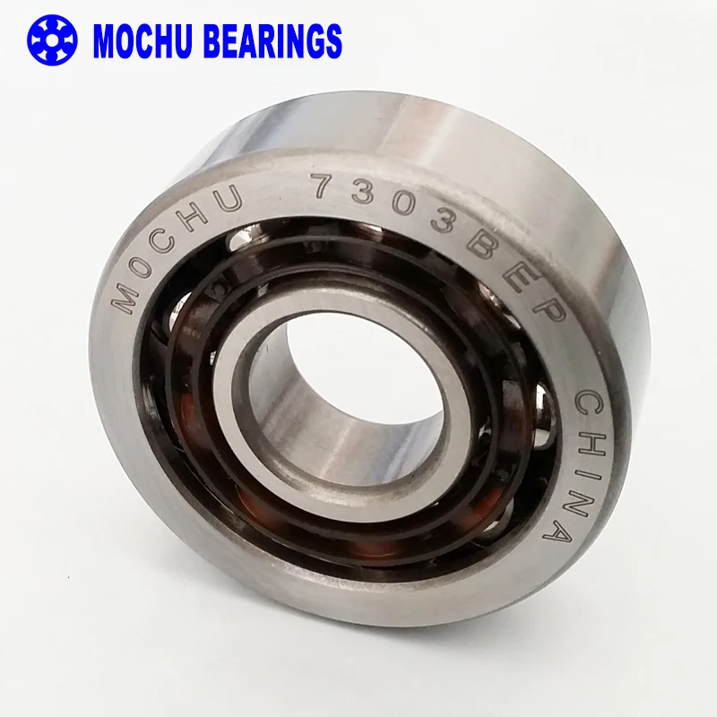 1pcs MOCHU 7303 7303BEP 17x47x14 7303-B-TVP Angular Contact Bearings ABEC-3 Bearing MOCHU High Quality Bearing
